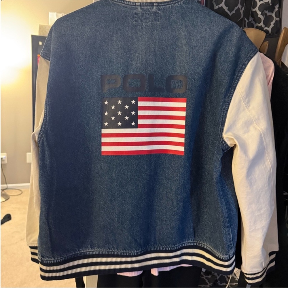 Polo by Ralph Lauren Denim Bomber Jacket - Picture 2 of 4
